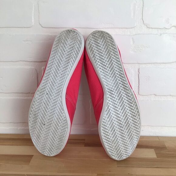 ADIDAS cute little ballerina shoes lightweight round toe white sole red/orange 6 - Picture 7 of 11